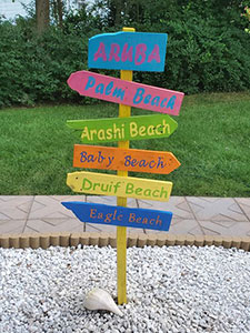 Aruba Beach Sign