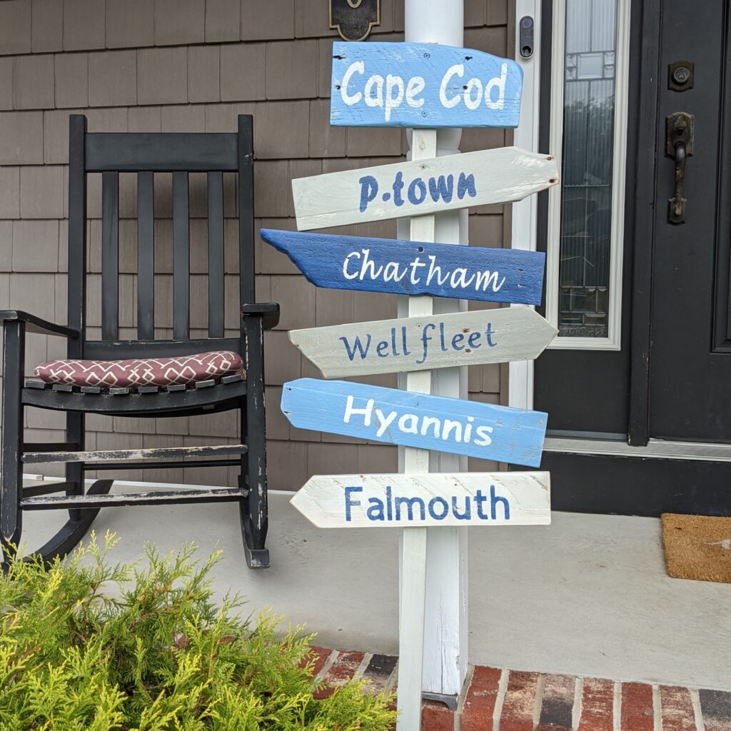 Cape Cod Beach Sign