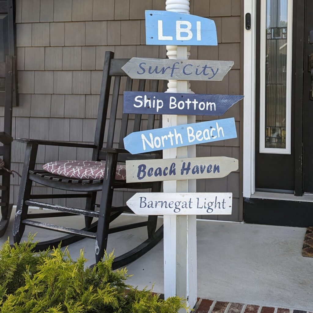 LBI Beach Sign